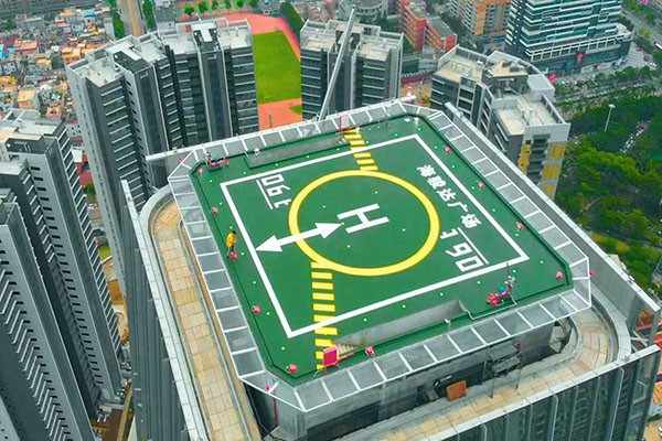 大廈頂上搭建直升機(jī)停機(jī)坪有什么因素需要注意的？